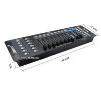 Contrôleur DMX 192 canaux, console DMX512 12 appareils, 8 scènes