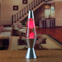 Lampe à lave cône 36 cm, base en alliage, 10 coloris
