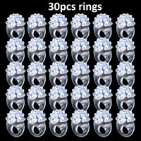 Lots de lunettes, bracelets et bagues lumineux LED blancs pour mariage, de 20 à 50 pièces