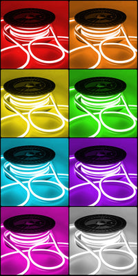 Ruban néon LED RGB 220 V – vue 4