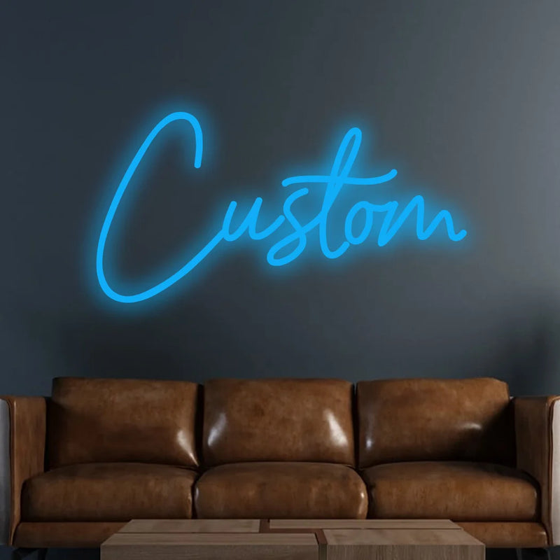 Néon LED personnalisé prénom pour chambre d'enfant, USB, 25 à 55 cm