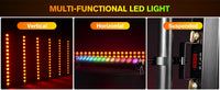 Barre LED pixel COB RGBW – pose verticale, horizontale ou suspendue