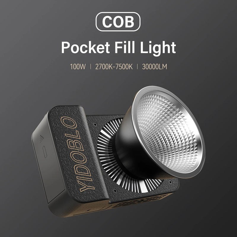 Lumière vidéo COB 100 W – vue 8