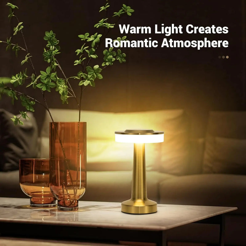 Lampe de table sans fil à pied évasé – vue 13