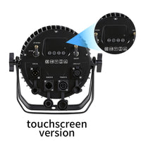 Projecteur PAR LED sur batterie IP65 – face arrière de la version à écran tactile