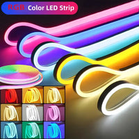 Ruban LED extérieur néon RGB étanche IP67, application, 5 à 30 m