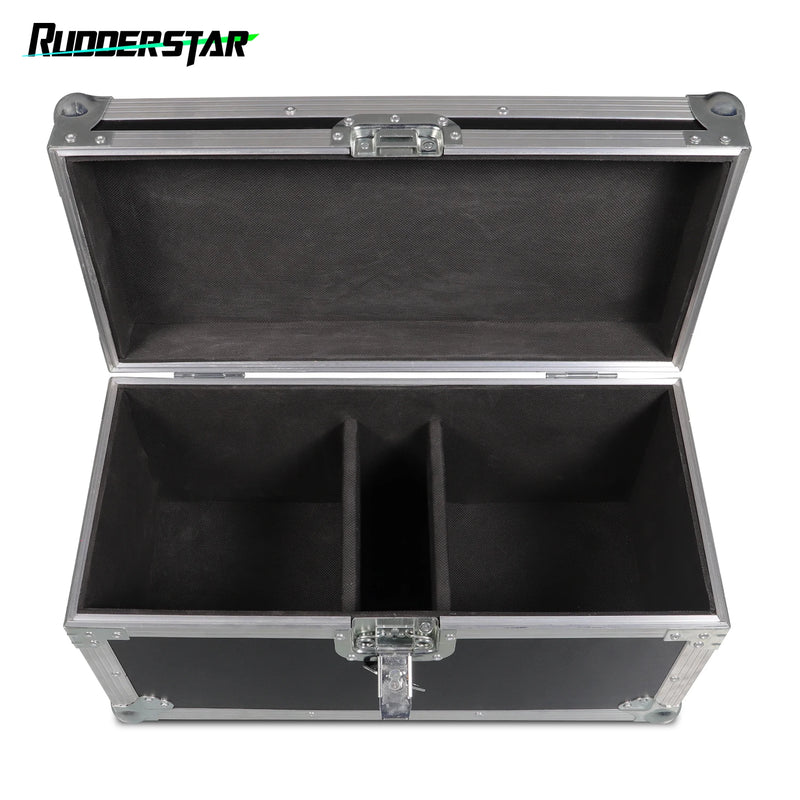 Flight case à roulettes pour 2 machines à étincelles froides, 57 x 28 x 30,5 cm