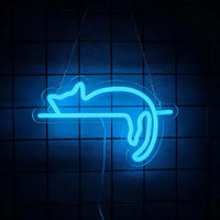 Néon LED chat – vue 17