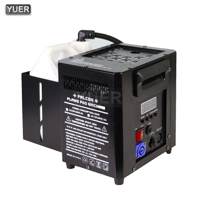 Machine à fumée 2000 W à jet latéral ou vertical, 18 LED RGB de 9 W, DMX et télécommande