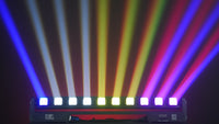Barre LED à tête mobile 10 faisceaux de 15 W, 99 cm, DMX, à l'unité ou par lot