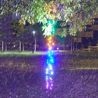 Guirlande lumineuse pluie de météores LED 220 V, 1 ou 3 brins de 1,5 m, 120 à 360 LED