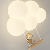 Applique murale nuage LED 18 W pour chambre d'enfant, cœur ou couronne