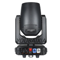 Lot de 2 ou 4 lyres LED 3 en 1 beam, spot et wash à halo RGB, 2 prismes, DMX 20 canaux