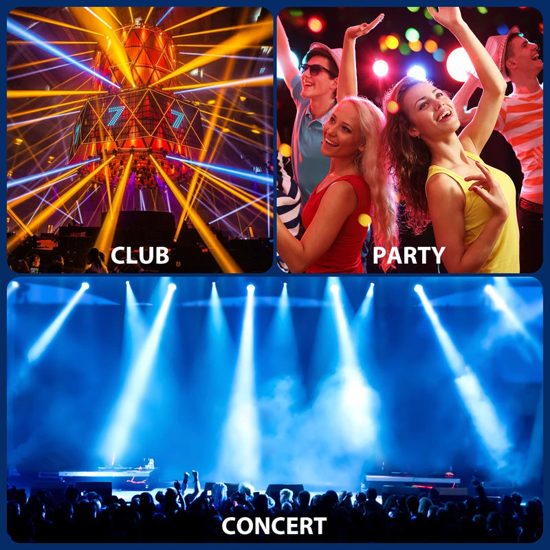 Lyre LED 200 W – ambiances de club, de soirée et de concert