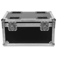 Flight case à roulettes pour 4 projecteurs PAR LED à 18 LED, 4 compartiments, 62,5 cm