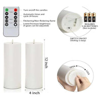 Bougies pilier LED géantes – vue 27