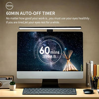 Barre lumineuse écran USB-C – minuterie d'arrêt automatique de 60 minutes