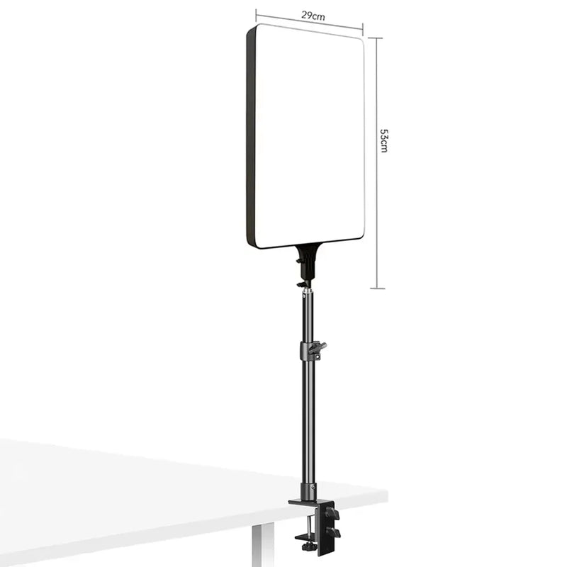 Panneau LED vidéo bicolore 29 x 53 cm, télécommande, support au choix