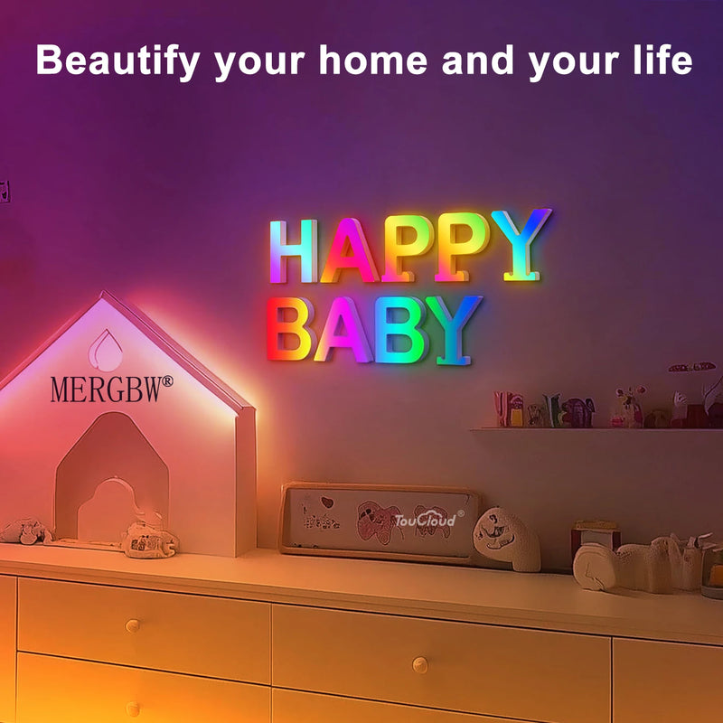 Lettres lumineuses LED RGB 15 cm – vue 16