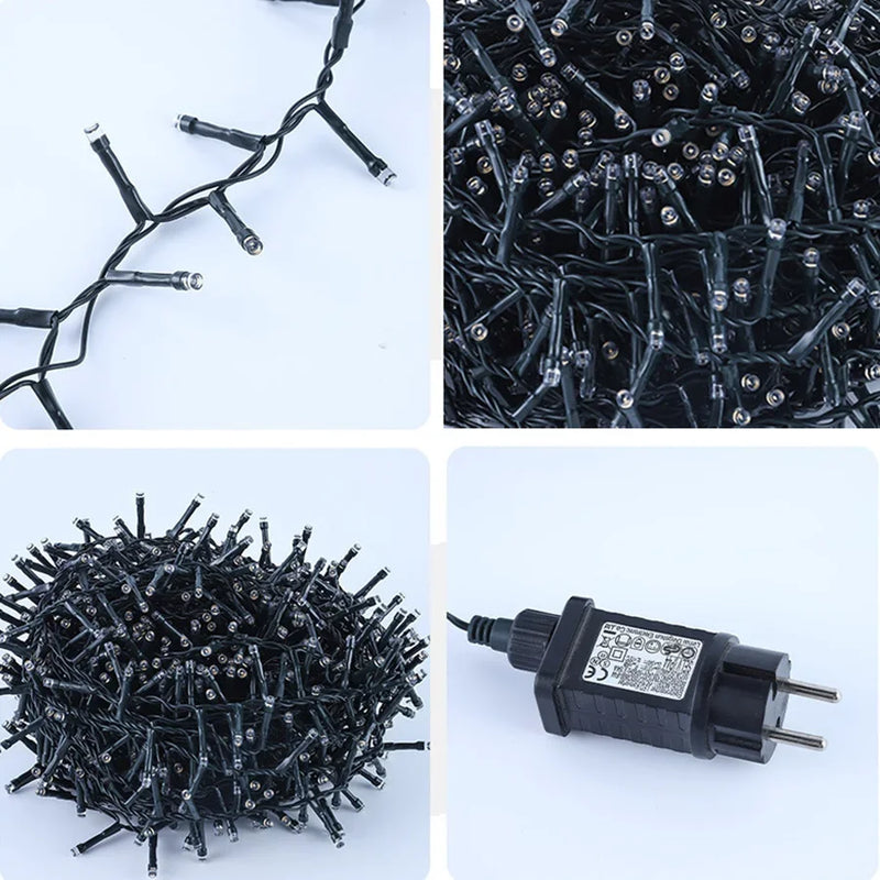 Guirlande de Noël à grappes de LED – vue 28