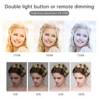 Panneau LED vidéo bicolore 90 W – luminosité de 5 à 100 % et températures de couleur de 2 700, 5 000 et 7 500 K