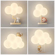 Applique murale nuage LED 18 W pour chambre d'enfant, cœur ou couronne