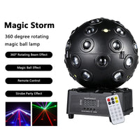 Boule magique rotative à LED 150 W, DMX 15 canaux et télécommande, à l'unité ou par lot