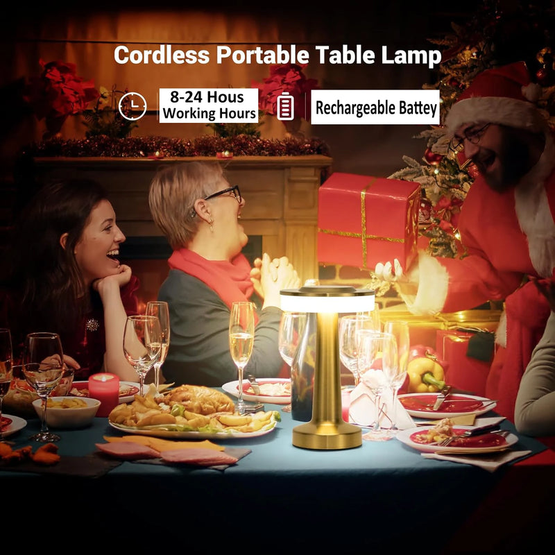 Lampe de table sans fil à pied évasé – vue 14