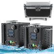 Lot de 2 machines à étincelles froides 750 W IP23, flight case