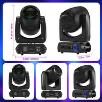 Lyre LED beam 160 W à 29 LED RGB, 11 gobos, DMX 12 canaux, à l'unité ou par lot