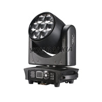 Lot de 2 ou 4 lyres LED wash 7 x 40 W, zoom 3° à 60°, flight case