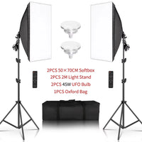 Kit éclairage continu softbox 50x70 cm – vue 19