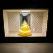 Miroir infini LED boîte à ombre cadre en bois pour figurines