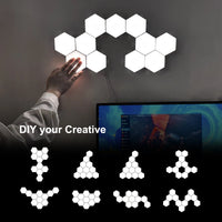 Panneaux LED hexagonaux tactiles – vue 6