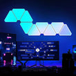 Panneaux LED muraux triangulaires RGB avec application et télécommande, de 1 à 16 panneaux