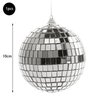 Boules à facettes miroir pour sapin de Noël, 2 à 10 cm
