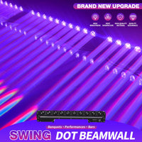 Barre LED à tête mobile 10 faisceaux de 15 W, 99 cm, DMX, à l'unité ou par lot