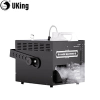 Machine à brouillard haze 1000 W – vue de trois quarts avec sortie de brume