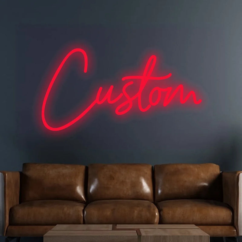Néon LED personnalisé prénom pour chambre d'enfant, USB, 25 à 55 cm