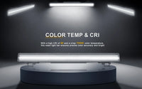 Barre stroboscope LED IP65 250 W – température de couleur 7 200 K et indice de rendu des couleurs 90