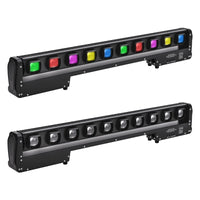 Barre LED à tête mobile 10 faisceaux de 15 W, 99 cm, DMX, à l'unité ou par lot
