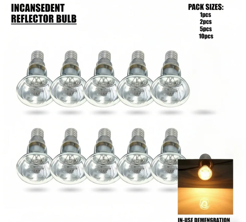 Ampoule E14 R39 pour lampe à lave – ampoules en lots de 1, 2, 5 ou 10 pièces