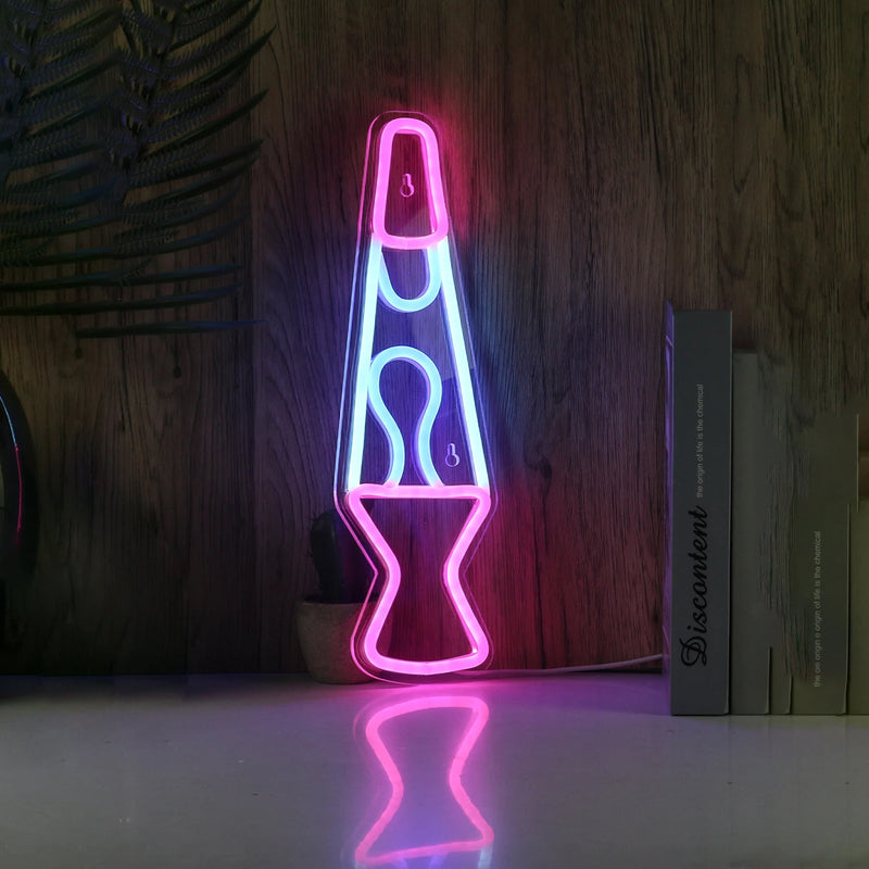 Néon LED lampe à lave – vue 9