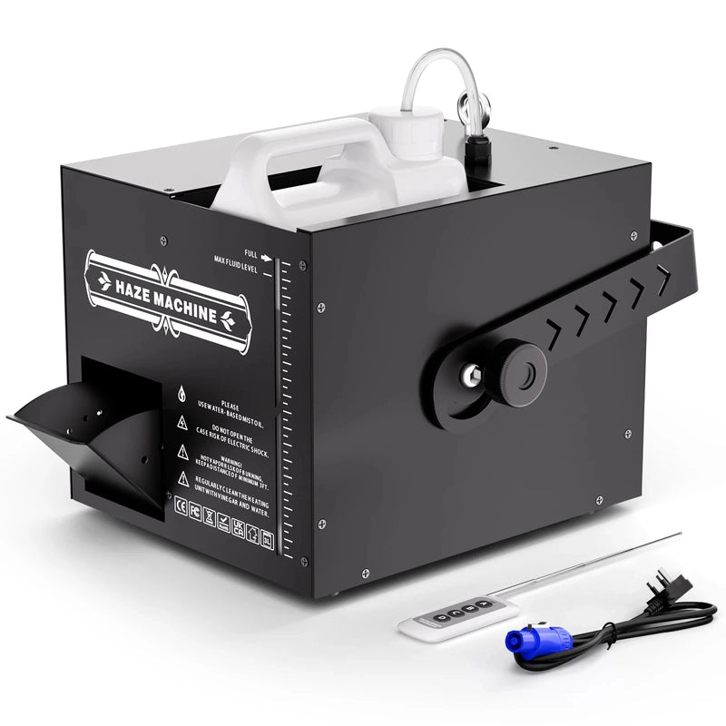 Machine à fumée 1000 W à brume fine, DMX et télécommande, réservoir 3 L