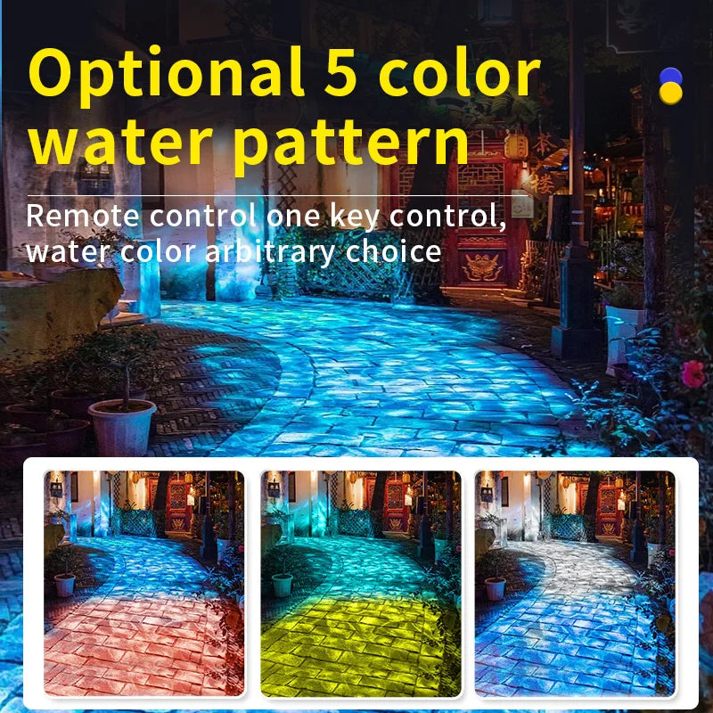 Projecteur effet vagues d'eau LED IP67 – vue 15