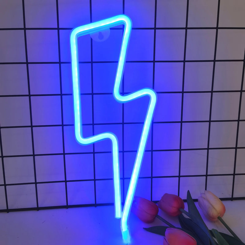 Néon LED déco gaming et chambre, 23 motifs au choix, piles ou USB