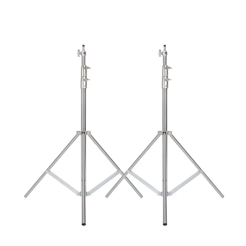 Trépied lumière en acier inoxydable 280 cm, pour ring light et softbox