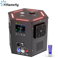 Machine à étincelles froides 700 W hexagonale à LED RGB, DMX, 1 ou 2 machines