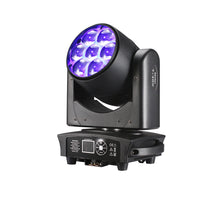 Lyre LED zoom 7 x 40 W RGBW œil d'abeille, 350 W, DMX 23, 35 ou 51 canaux
