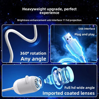 Projecteur ciel étoilé USB pour voiture – rotation à 360°, branchement USB et lentille grand angle